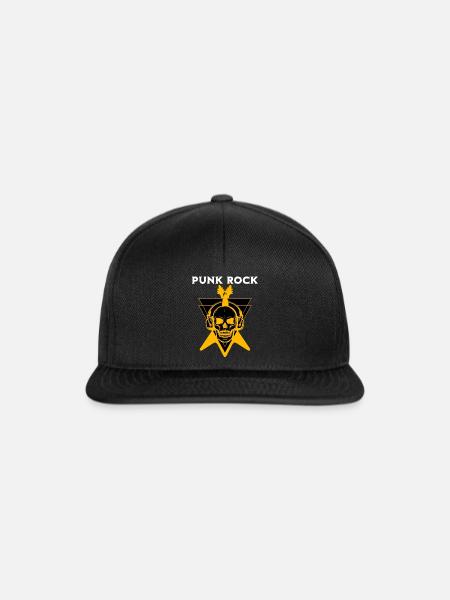 Punk Rock Punks - Snapback Cap - Schwarz/Schwarz