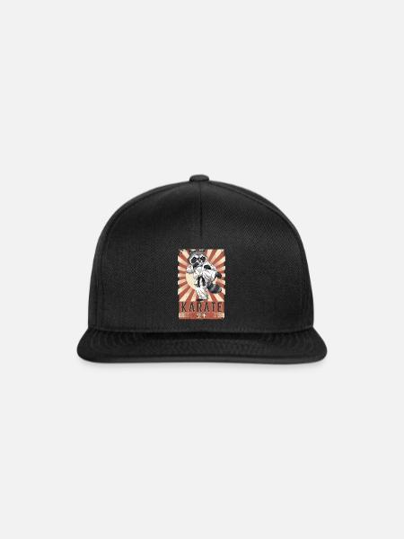 Karate - Snapback Cap - Schwarz/Schwarz
