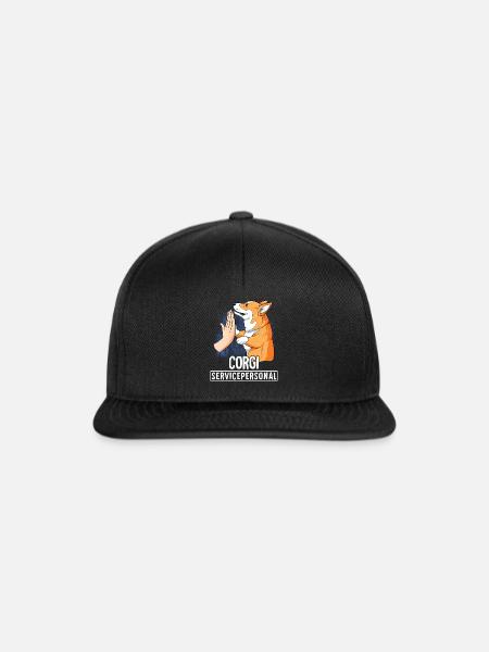 Corgi - Snapback Cap - Schwarz/Schwarz