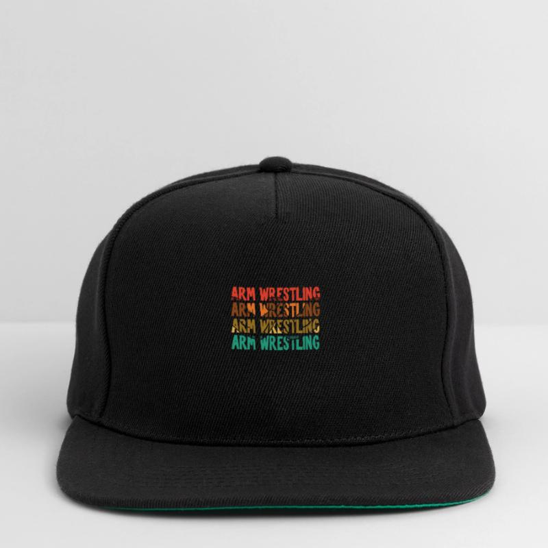 Bras d’exercice de techniques de lutte à main de texte rétro Casquette snapback