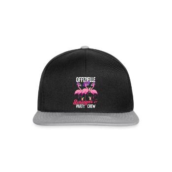 Schlager - Snapback Cap - Schwarz/Grau - Vorne