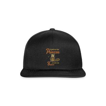 Ich nehm den Bieber Castor eurasien d'Amérique du Nord - Casquette snapback - noir/noir - Devant