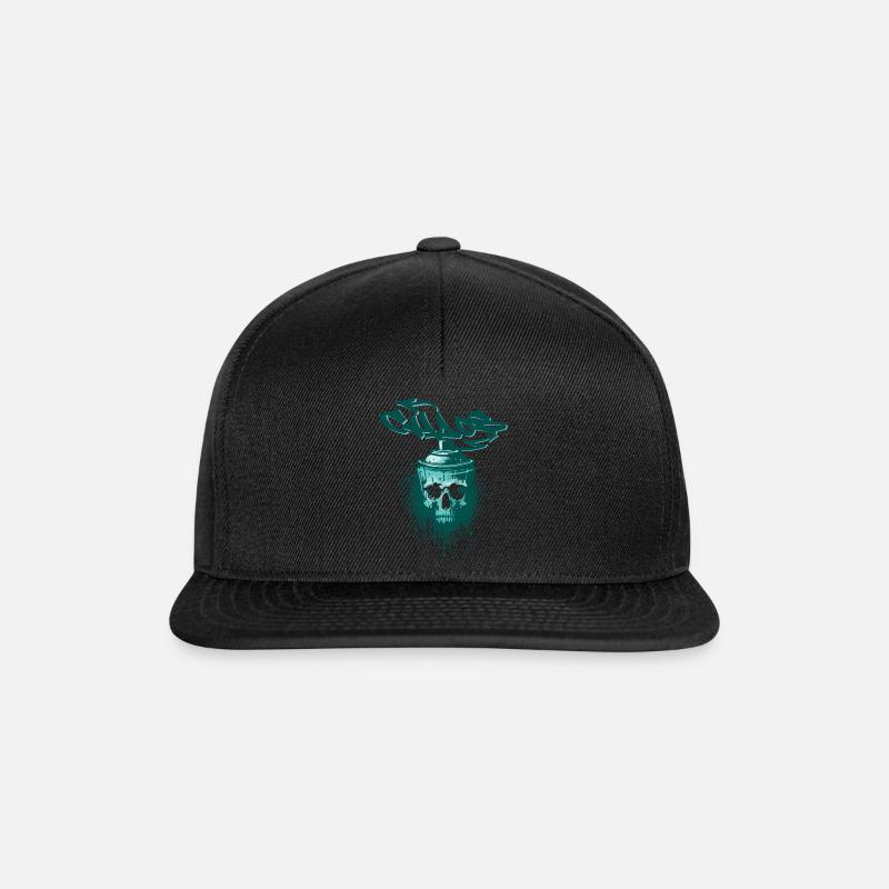 Tödliche Kunst - Snapback Cap - Schwarz/Schwarz