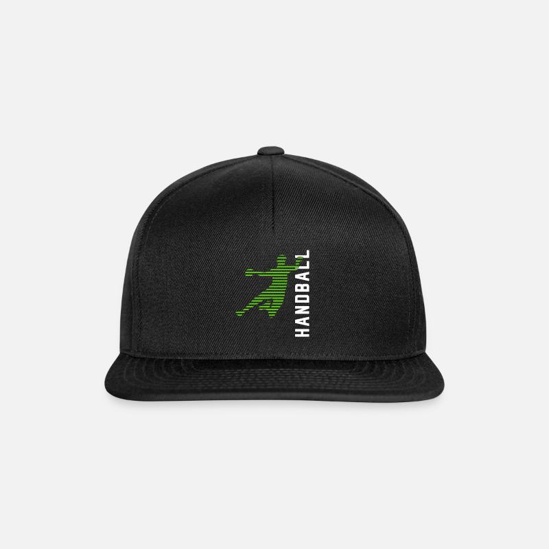 handball - Casquette snapback - noir/noir
