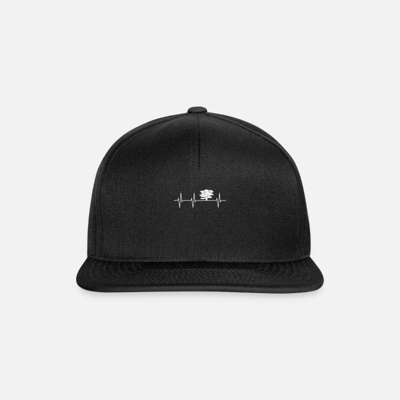 Tree nature wilderness forest - Snapback Cap - black/black