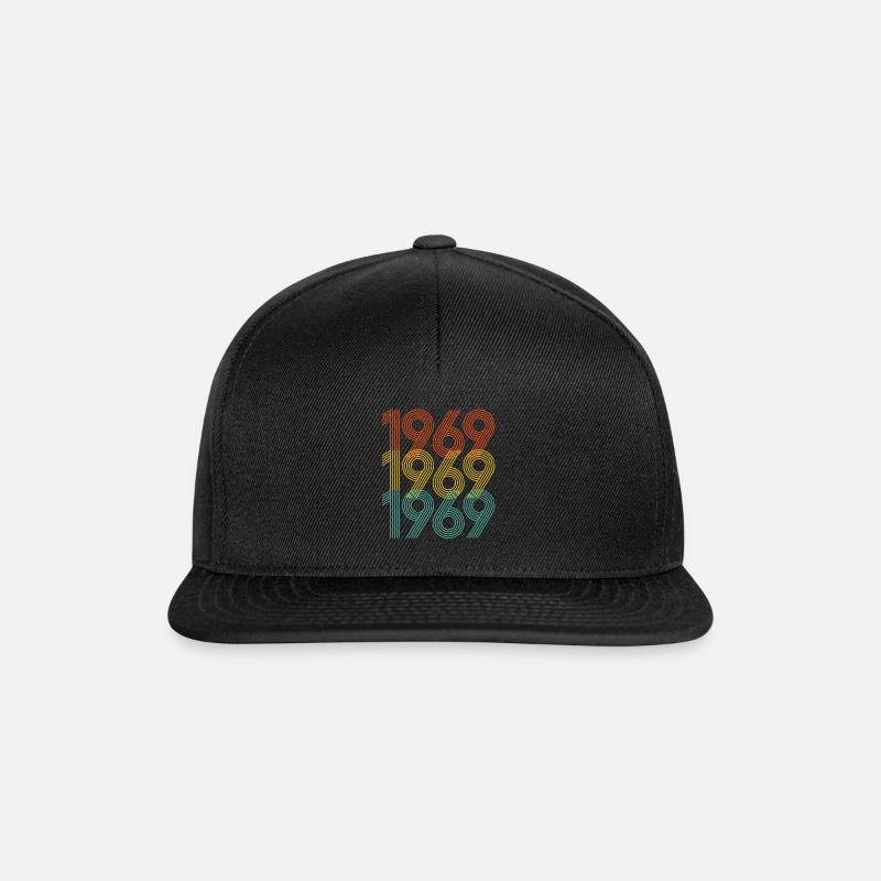 1969 retro - Snapback Cap - black/black