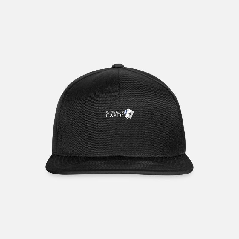 Magician Gift Magician Magic Trick - Snapback Cap - black/black