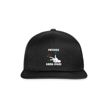 Règle de main droite Physics Math Teacher Math - Casquette snapback - noir/noir - Devant