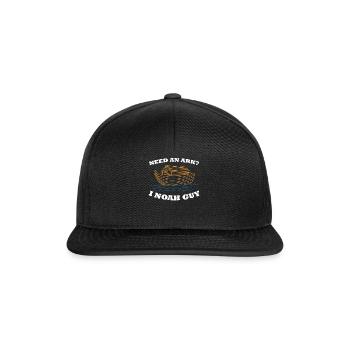 Marée de l'arche de Noé Bible Jesus Religion Gift - Casquette snapback - noir/noir - Devant