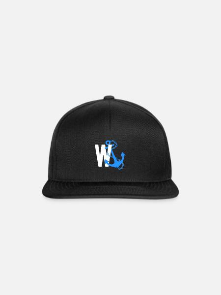 Wichser - Snapback Cap - Schwarz/Schwarz