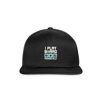 D20 shirt - Snapback Cap - Schwarz/Schwarz - Vorne