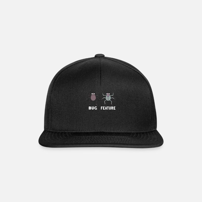 Programmierung Informatik Entwickler Geschenk - Snapback Cap - Schwarz/Schwarz