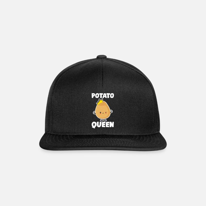 Potato Queen Couple Partner Gift - Snapback Cap - black/black