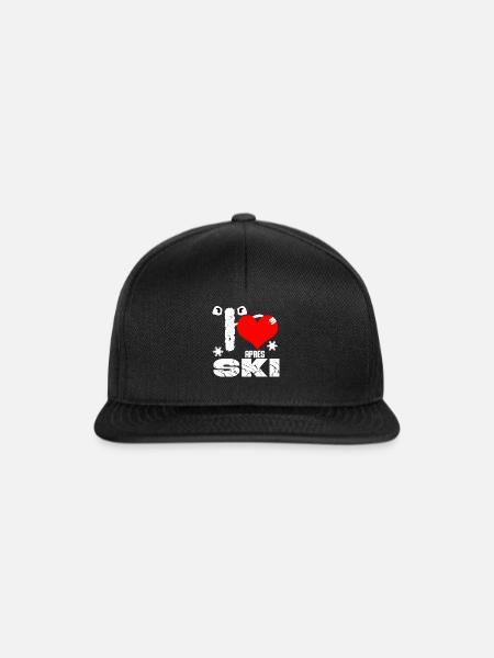Apres Ski - Snapback Cap - Schwarz/Schwarz