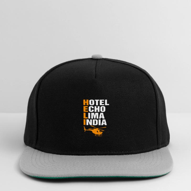 Hubschrauber Pilot Geschenk I Helikopter Heli Snapback Cap