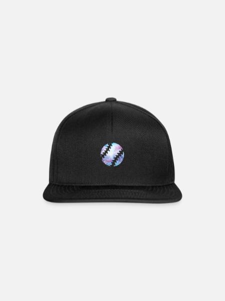 Baseball Baseballer - Snapback Cap - Schwarz/Schwarz
