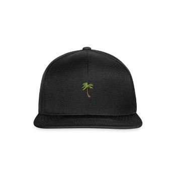 Palm cocotier coco - Casquette snapback - noir/noir - Devant