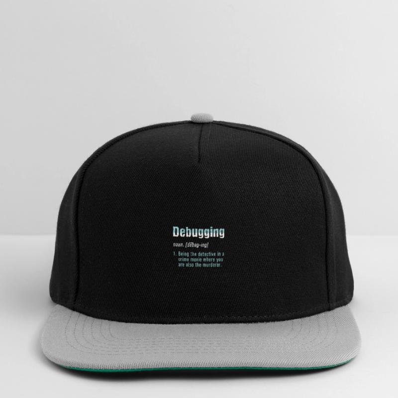Ordinateur de codage de codeur de programmeur de bogue de débogage Casquette snapback