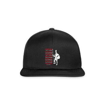 Spartiates Molon Labe - Casquette snapback - noir/noir - Devant