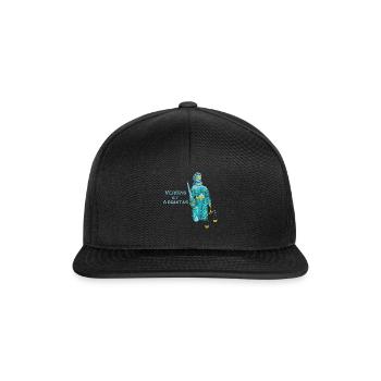 Veritas et Aequitas - Goddess Justitia - Snapback Cap - black/black - Front