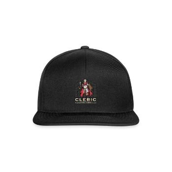 D20 Role Playing Character - Cleric - Snapback Cap - black/black - Front