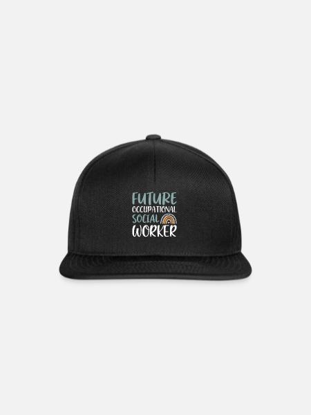 Future Occupational Social Worker - Snapback Cap - Schwarz/Schwarz