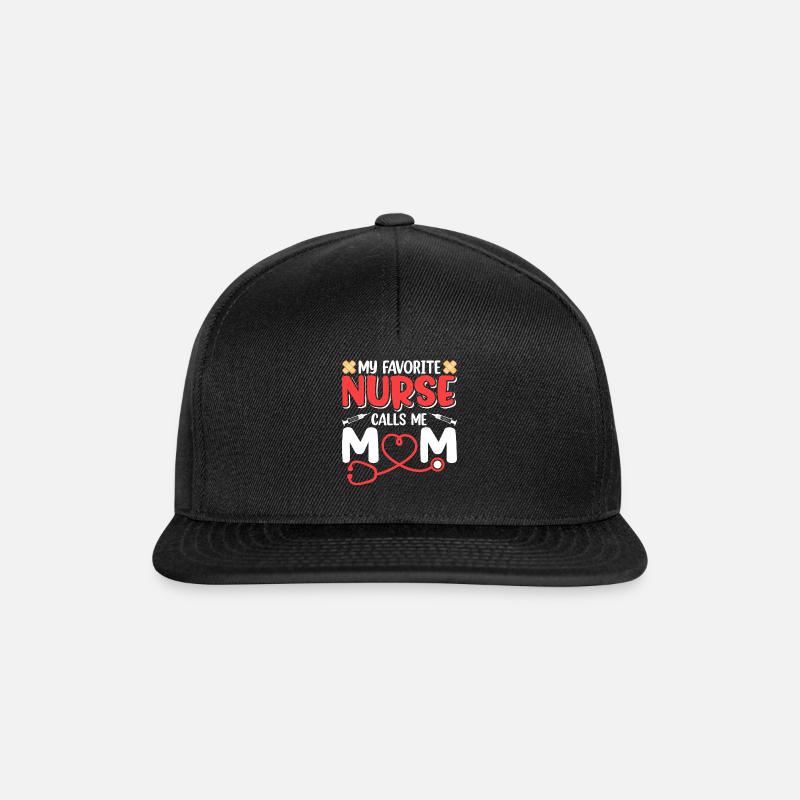 Ma sœur préférée m’appelle maman - Casquette snapback - noir/noir