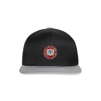 Une journée sans herbe, c’est comme fumer de l’herbe au cannabis - Casquette snapback - noir/gris - Devant