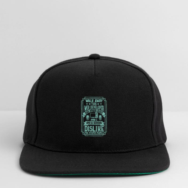 Funny Programmer Web Developer Funny Snapback Cap