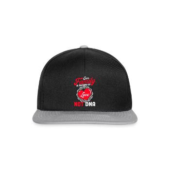 Adoption Foster Parents Adoptive Parents Gift - Snapback Cap - black/grey - Front