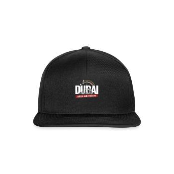 United Arab Emirates Dubai - Snapback Cap - Schwarz/Schwarz - Vorne