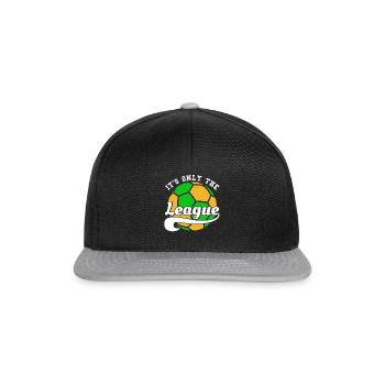 Gaelic football match Gaelic footballer Ir - Snapback Cap - black/grey - Front