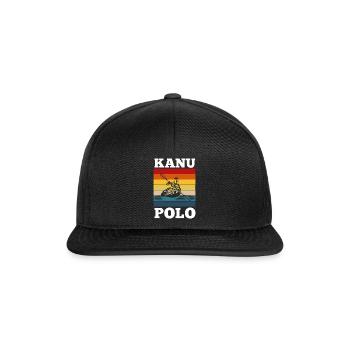 Kanu Polo Kanusport Polosport - Snapback Cap - Schwarz/Schwarz - Vorne