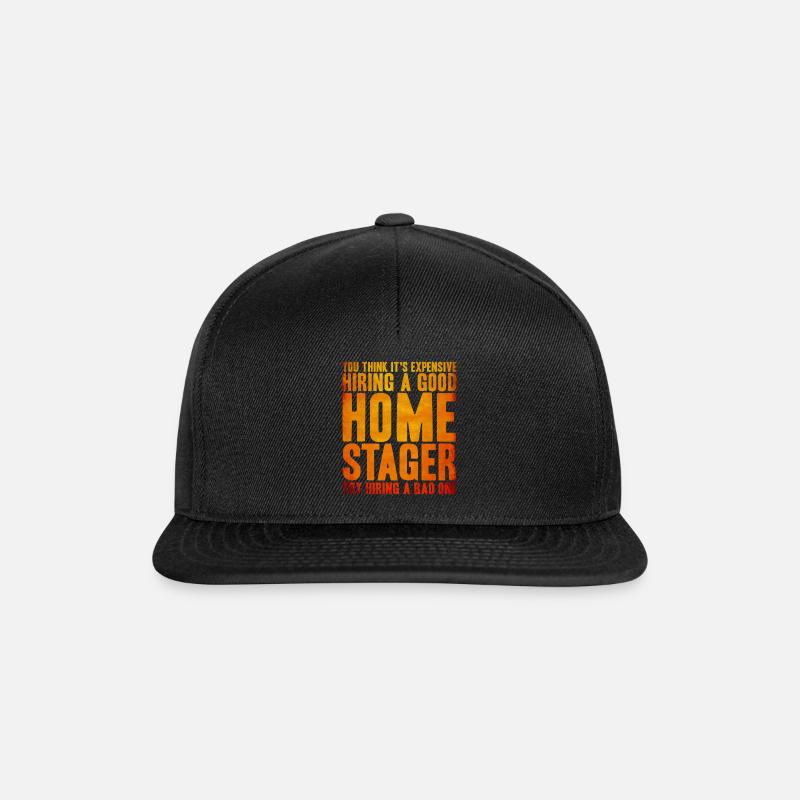 Interior Designer House Presentation Home Furnishings - Snapback Cap - black/black
