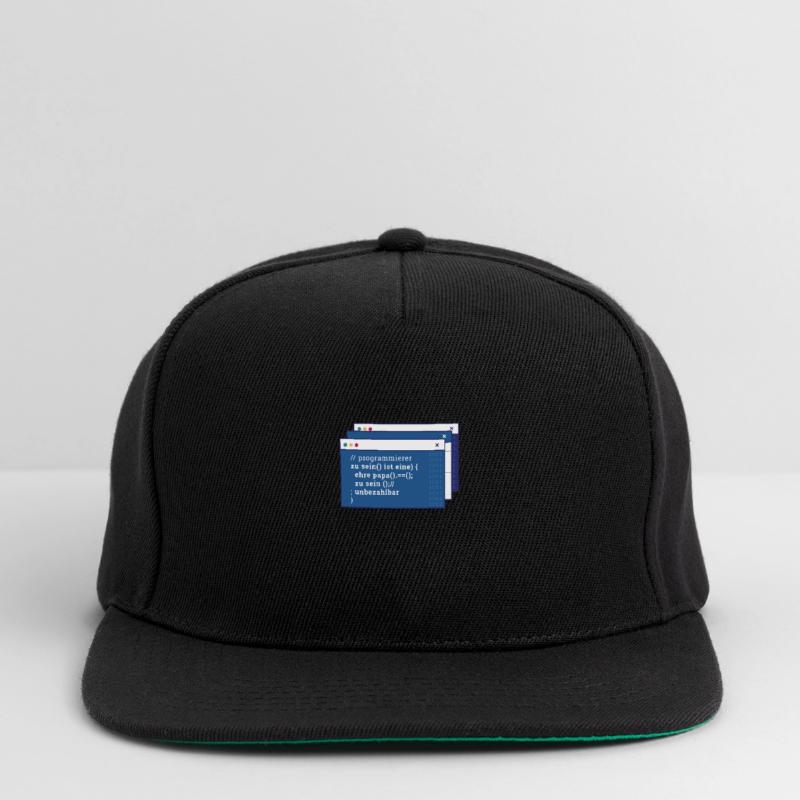 Developer Coder Programmer Father Snapback Cap