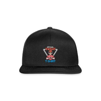 For official sweaters funny for gamers - Snapback Cap - black/black - Front