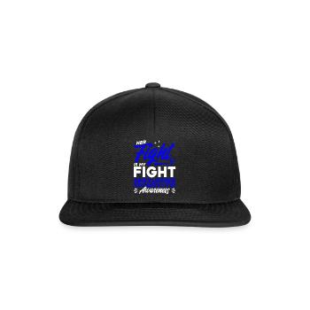 Spondylarthrite ankylosante Survie Spondylarthrite - Casquette snapback - noir/noir - Devant