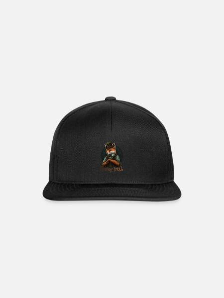 Foxing Irish St. Patty Day - Snapback Cap - Schwarz/Schwarz