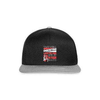 Vous l’aurez compris - Aerial Silk - Casquette snapback - noir/gris - Devant