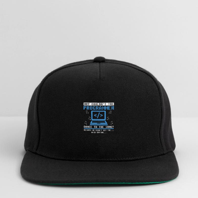 Developer Coder Programmer Comic Coding Snapback Cap
