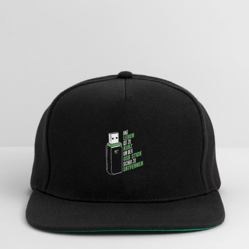 Entwickler Coder Programmierer USB Snapback Cap