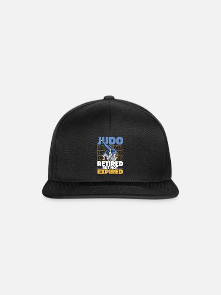 Judoka Rentner - Snapback Cap - Schwarz/Schwarz