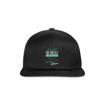 Santa Clara San Francisco Usa Design - Snapback Cap - black/black - Front