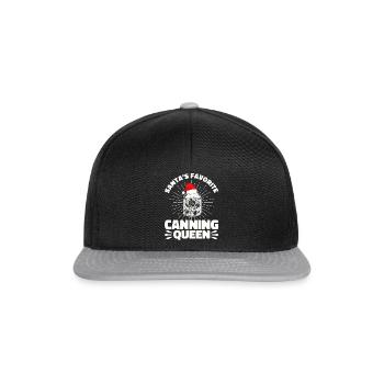 Le favori du Père Noël pour préserver la reine en conserve Geschen - Casquette snapback - noir/gris - Devant