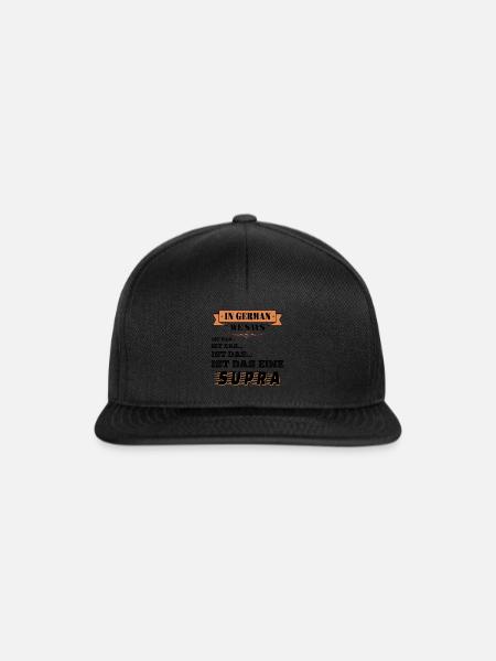 Ist das eine Supra??? - Snapback Cap - Schwarz/Schwarz