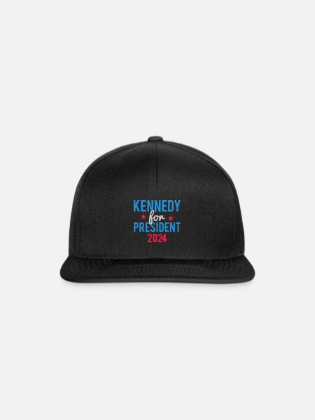Robert Kennedy für Präsident 2024 - Snapback Cap - Schwarz/Schwarz