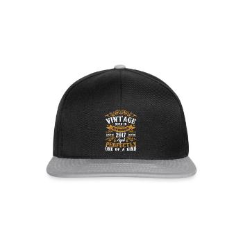 September 2017 Birthday Gift 2017 September - Snapback Cap - black/grey - Front