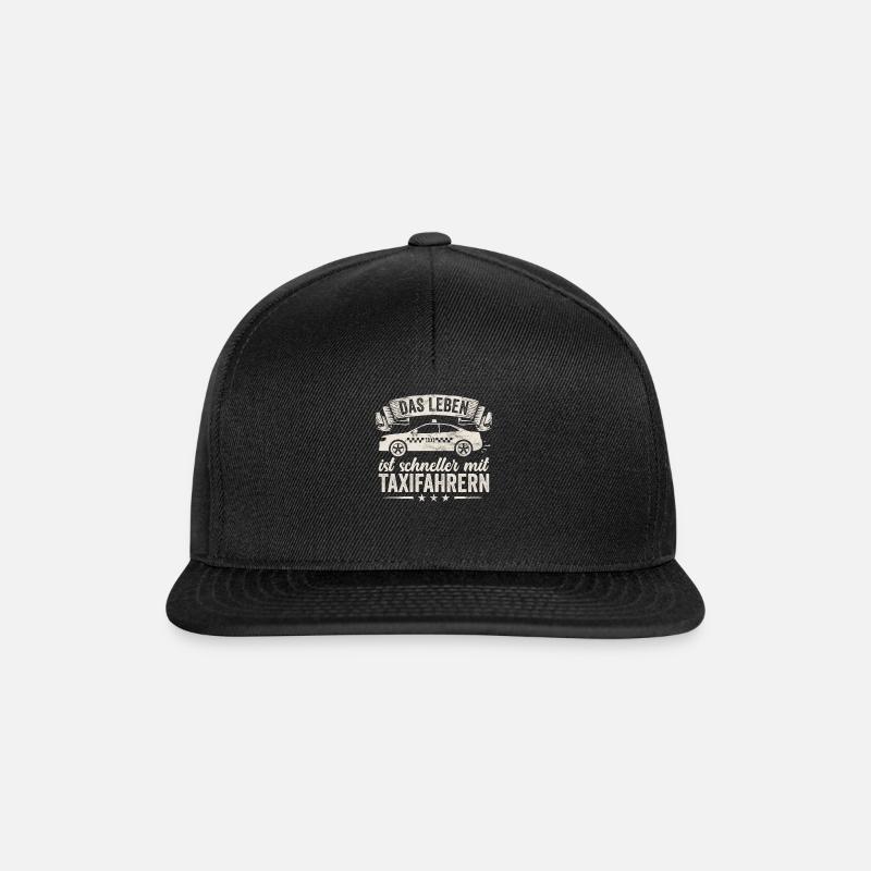 Taxi driver local knowledge and efficient route selection - Snapback Cap - black/black