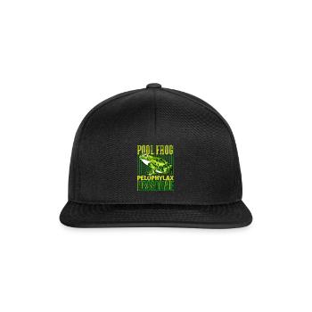 Grenouille de piscine - Casquette snapback - noir/noir - Devant