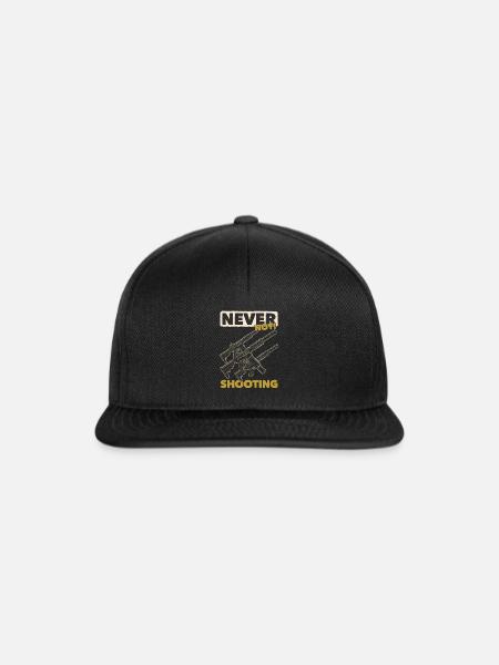 Airsoft - Snapback Cap - Schwarz/Schwarz